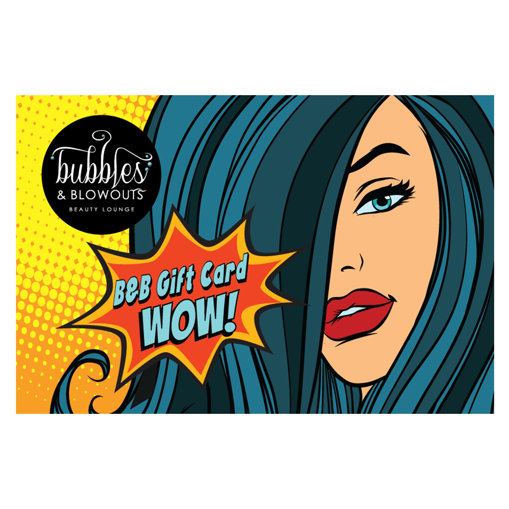 Gift Card Wow – Bubbles & Blowouts